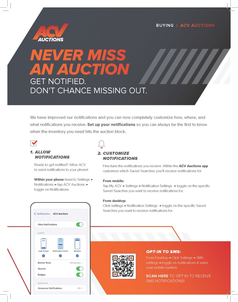 [ACV-NOTI125] Notifications One-Pager (Pack of 25)