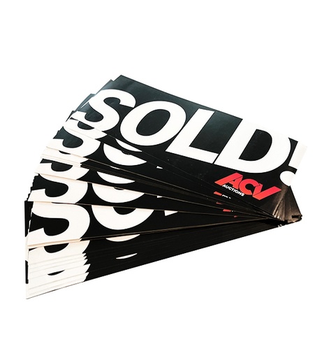[ACV-SOLDST50] SOLD! Stickers (Pack of 50)