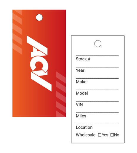 [ACV-KEYTAG250] ACV Key Tags (Pack of 250)